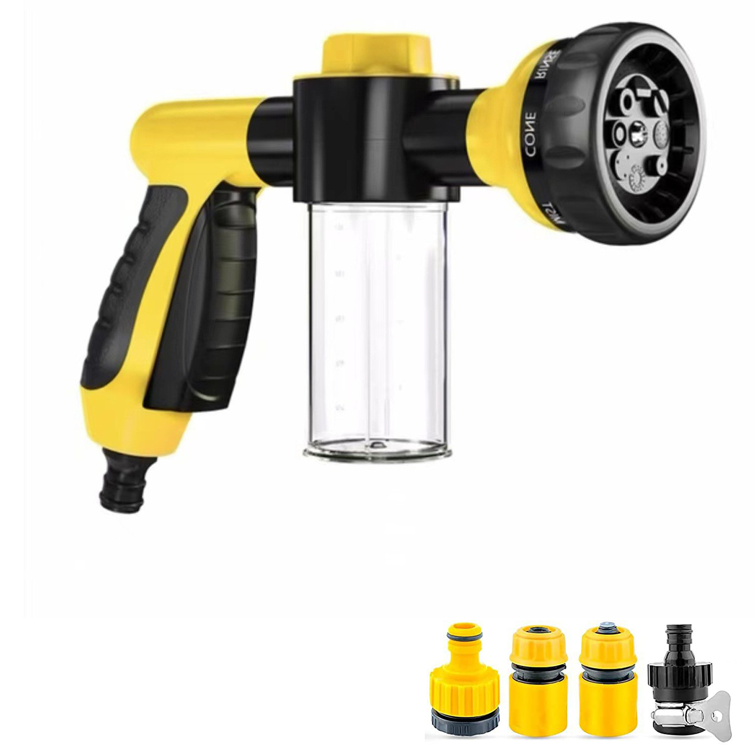 Douche de Lavage pour Chien – Pulvérisateur Haute Pression avec Brosse de Toilettage Intégrée 8 en 1 – Image 9