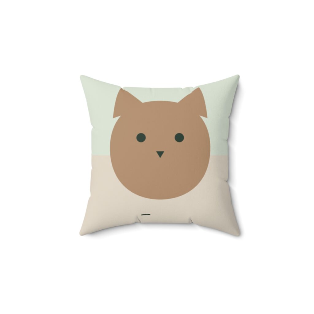 Illustrative supplier mockup of a personalized Furzyra cushion