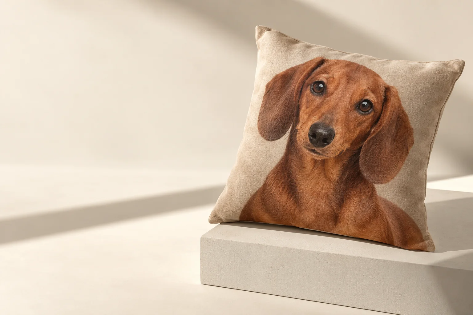 Personalized Pet Cushions Illustrative mockup of a personalized cushion